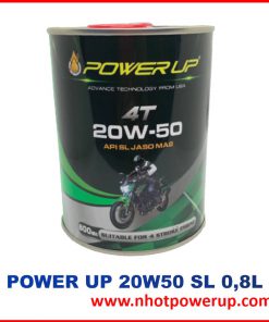 Dầu Nhớt xe máy tay ga Power Up 4T 20W-50