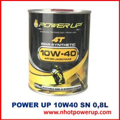 dầu nhớt power up 10w40 sn 0,8L