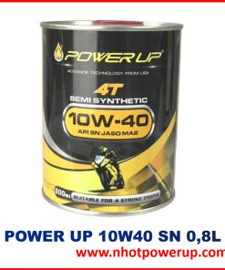 dầu nhớt power up 10w40 sn 0,8L