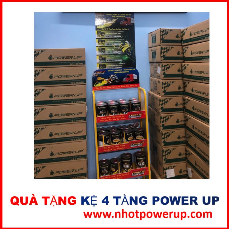 Kệ để dầu nhớt Power Up