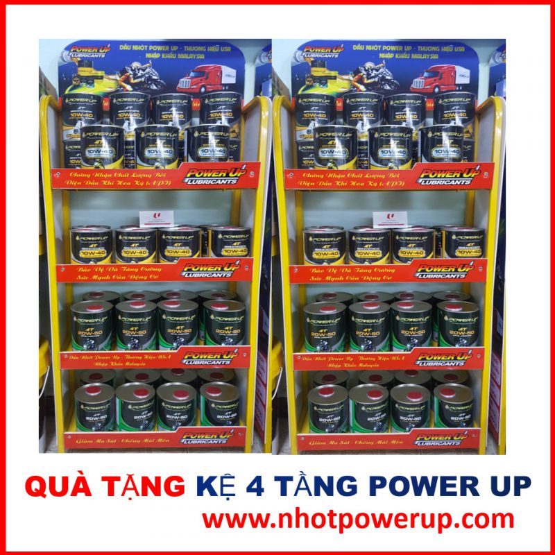 Kệ để dầu nhớt Power Up