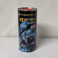 Dầu nhớt tổng hợp xe ga Power Up 4T Fully Synthetic 800ml mẫu mới giúp động cơ vận hành êm ái.