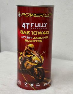 Dầu tổng hợp xe ga POWER UP 4T Fully Synthetic SAE 10W40 APIN SN JASO MB SCOOTER 0.8L