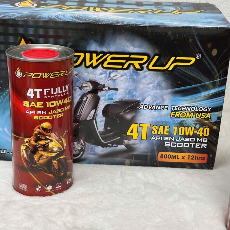nhớt tổng hợp xe ga Power Up phù hợp cho xe nào?