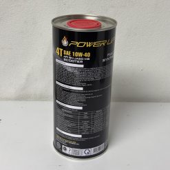 Chi tiết thông số kỹ thuật và tiêu chuẩn chất lượng mặt sau lon dầu nhớt tổng hợp xe ga Power Up